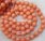 CR018 Orange Coral, Wholesale beads, Round 6mm, 16"