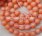 CR034 Orange Coral Flower, Loose Beads, Round 3mm, 16"