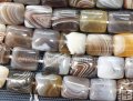 Botswana Agate Bead, Rectangle 10*12mm, A quality, A017