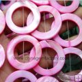 WL014 Pink water shell loose beads coin donut 18mm hole 30mm