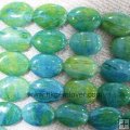DJ038 Milk jade gemstone beads for sale oval 13*18mm a