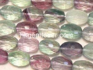 FL017 Wholesale Fluorite Loose Beads, Faceted Rice 10*14mm,