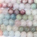 PRE027 Natural Morganite round 10MM