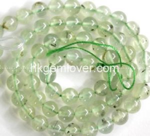 PH011 Wholesale prehnite gemstone loose beads round 8mm
