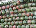UK011 Unakite loose beads for sale round 12mm