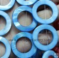 WL016 blue water shell loose beads coin donut 30mm