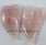 PE264 Rose quartz Gemstone beads leaf pendant 42*70mm