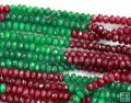 DJ007 Faceted dyed Jade gemstone beads rondelle 2*4mm