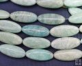 AZ002 Wholesale Russian amazonite gemstone beads oval 12*30mm