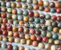 PC017 Wholesale picasso jasper loose beads round 4mm