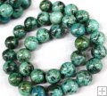 Q012 Wholesale Africa Turquoise, Round 12mm, Gemstone Loose Bead