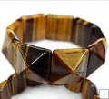 BRC021 tiger's eye gemstone beads bracelet 23*23mm