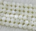 SS017 Wholesale Sea shell beads, Round 6mm 16"