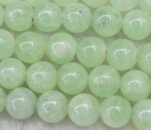PRE003 Americcan prehnite gemstone loose beads round 12mm