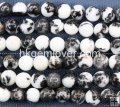 ZB019 Wholesale White Zebra Jasper, Round 6mm, 16"