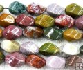 SX071 Swirly ocean jasper gemstone beads on sale S shape 10*15mm