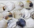 CC001 Wholesale montana agate gemstone beads Coin 25mm