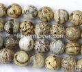 FD016 Feldspar Gemstone Beads, Round 14mm, 16"
