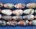 Loose Beads, Ranforest Agate, Teardrop 10*20mm,16" T259