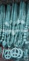 HL035 Wholesale Blue turquoise loose beads necklace HL035 Wholesale Blue turquoise loose beads necklace