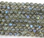 PRE021 Labradorite precious gemstone loose beads round 6mm