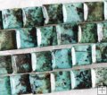 Q010 Wholesale Africa Turquoise, Square 10mm, Gemstone Loose Bea