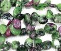 RB017 Ruby in Zoisite semi gemstone on sale chip 8*10mm